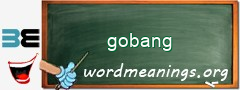 WordMeaning blackboard for gobang